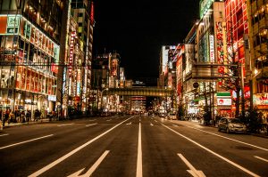Japanese culture dream country: Anime and manga fans in Akihabara, Japan