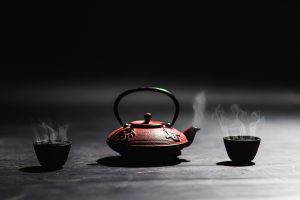 Japanese culture dream country: Traditional tea ceremony with kimono in Japan